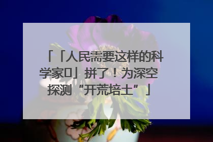 「人民需要这样的科学家⑭」拼了！为深空探测“开荒培土”
