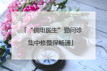 “供电医生”勤问诊 集中修整保畅通