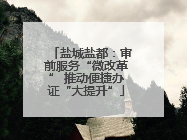 盐城盐都：审前服务“微改革” 推动便捷办证“大提升”