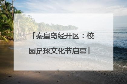 秦皇岛经开区：校园足球文化节启幕