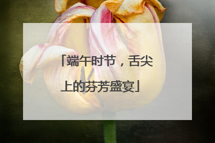 端午时节，舌尖上的芬芳盛宴