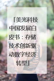 美光科技中国发展白皮书：存储技术创新驱动数字经济转型