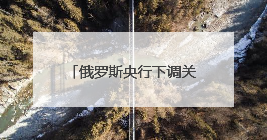 俄罗斯央行下调关键利率至20%