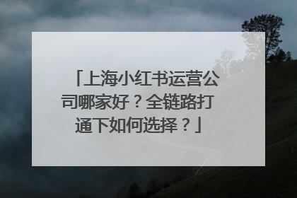 上海小红书运营公司哪家好？全链路打通下如何选择？