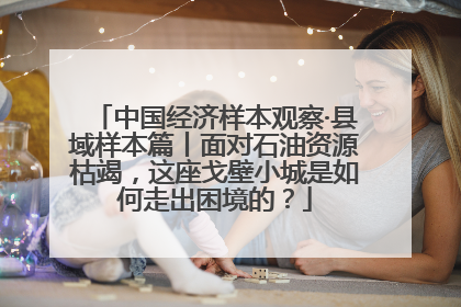 中国经济样本观察·县域样本篇丨面对石油资源枯竭，这座戈壁小城是如何走出困境的？