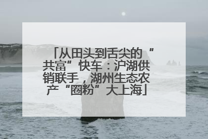 从田头到舌尖的“共富”快车：沪湖供销联手，湖州生态农产“圈粉”大上海