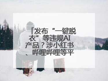 发布“一键脱衣”等违规AI产品？涉小红书、哔哩哔哩等平台！上海出手
