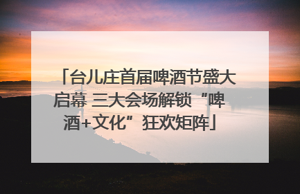 台儿庄首届啤酒节盛大启幕 三大会场解锁“啤酒+文化”狂欢矩阵
