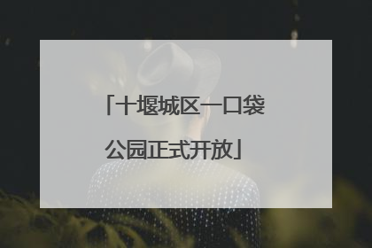 十堰城区一口袋公园正式开放