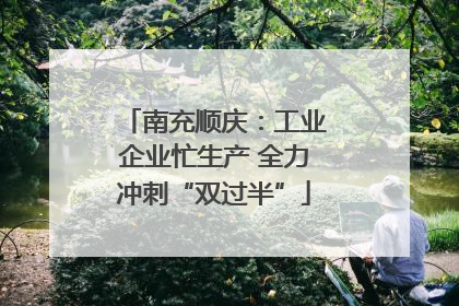 南充顺庆：工业企业忙生产 全力冲刺“双过半”