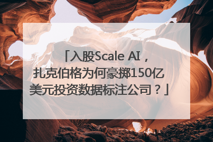 入股Scale AI，扎克伯格为何豪掷150亿美元投资数据标注公司？