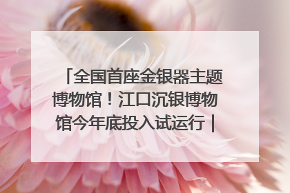 全国首座金银器主题博物馆！江口沉银博物馆今年底投入试运行｜万千气象看四川