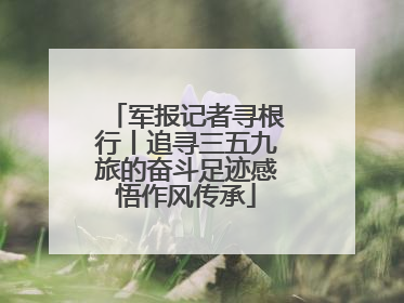 军报记者寻根行丨追寻三五九旅的奋斗足迹感悟作风传承