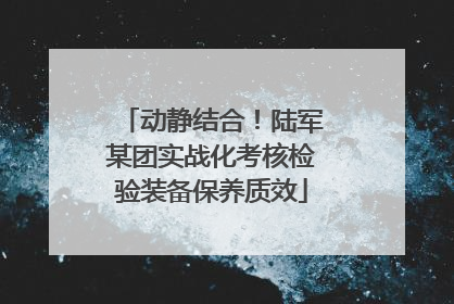 动静结合！陆军某团实战化考核检验装备保养质效