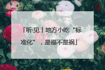 听·见丨地方小吃“标准化”，是福不是祸