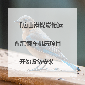 唐山港煤炭储运配套翻车机房项目开始设备安装