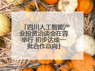 四川人工智能产业投资洽谈会在蓉举行 初步达成一批合作意向