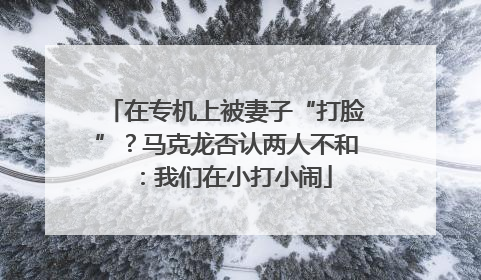在专机上被妻子“打脸”？马克龙否认两人不和：我们在小打小闹