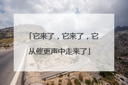 它来了，它来了，它从催更声中走来了