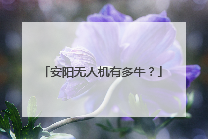 安阳无人机有多牛？