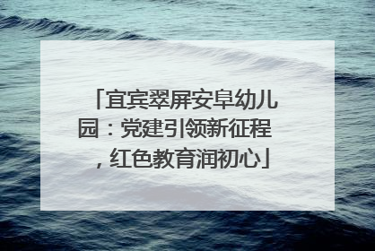 宜宾翠屏安阜幼儿园：党建引领新征程，红色教育润初心