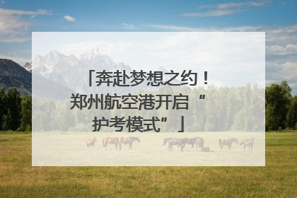 奔赴梦想之约！郑州航空港开启“护考模式”