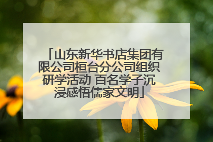 山东新华书店集团有限公司桓台分公司组织研学活动 百名学子沉浸感悟儒家文明