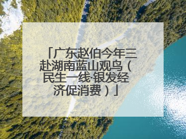 广东赵伯今年三赴湖南蓝山观鸟（民生一线·银发经济促消费）