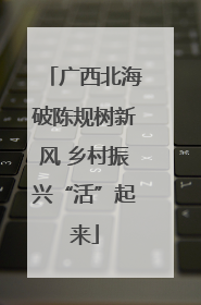 广西北海破陈规树新风 乡村振兴“活”起来