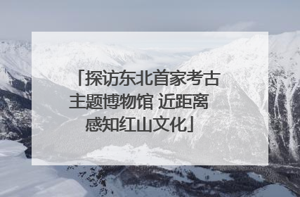 探访东北首家考古主题博物馆 近距离感知红山文化