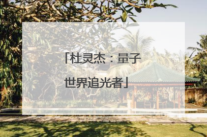 杜灵杰：量子世界追光者