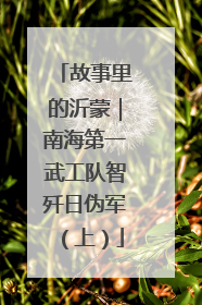 故事里的沂蒙｜南海第一武工队智歼日伪军（上）