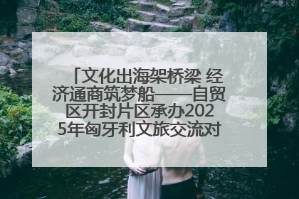 文化出海架桥梁 经济通商筑梦船——自贸区开封片区承办2025年匈牙利文旅交流对接活动专场