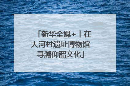 新华全媒+丨在大河村遗址博物馆寻溯仰韶文化