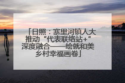 日照：寨里河镇人大推动“代表联络站+”深度融合——绘就和美乡村幸福画卷