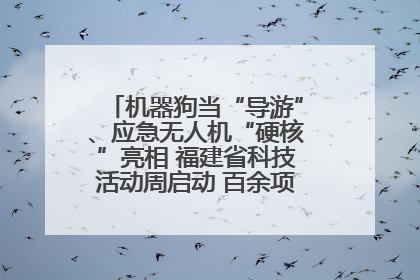 机器狗当“导游”、应急无人机“硬核”亮相 福建省科技活动周启动 百余项特色活动酷炫来袭