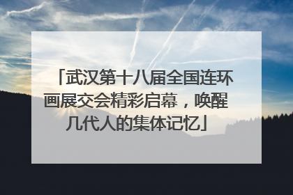 武汉第十八届全国连环画展交会精彩启幕，唤醒几代人的集体记忆