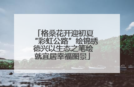格桑花开迎初夏 “彩虹公路”绘锦绣 德兴以生态之笔绘就宜居幸福图景