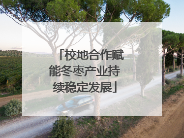 校地合作赋能冬枣产业持续稳定发展