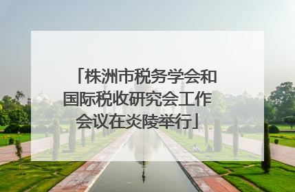 株洲市税务学会和国际税收研究会工作会议在炎陵举行