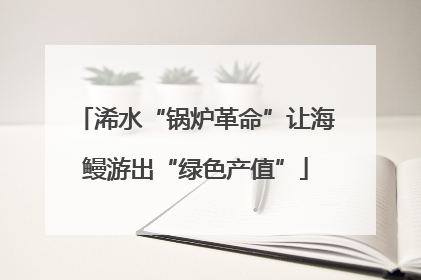 浠水“锅炉革命”让海鳗游出“绿色产值”