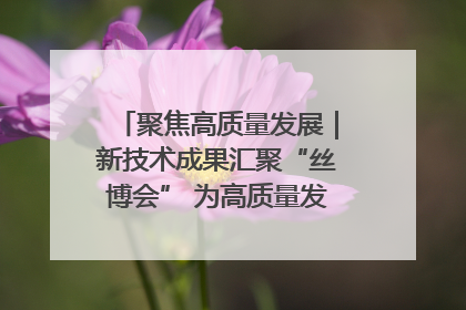 聚焦高质量发展｜新技术成果汇聚“丝博会” 为高质量发展注入新动能
