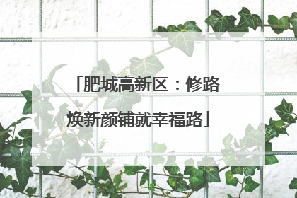 肥城高新区：修路焕新颜铺就幸福路