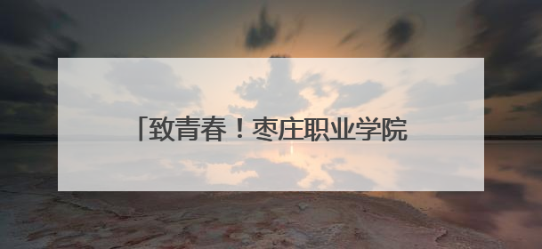 致青春！枣庄职业学院学子与枣庄市2025届毕业生共诉青春故事