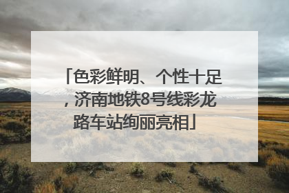 色彩鲜明、个性十足，济南地铁8号线彩龙路车站绚丽亮相