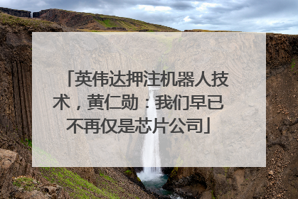 英伟达押注机器人技术，黄仁勋：我们早已不再仅是芯片公司