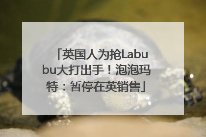 英国人为抢Labubu大打出手！泡泡玛特：暂停在英销售