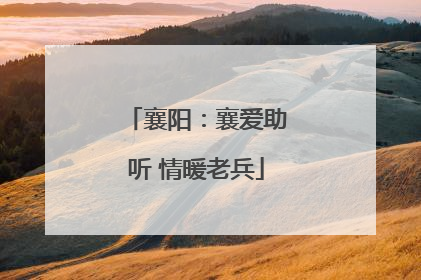 襄阳：襄爱助听 情暖老兵