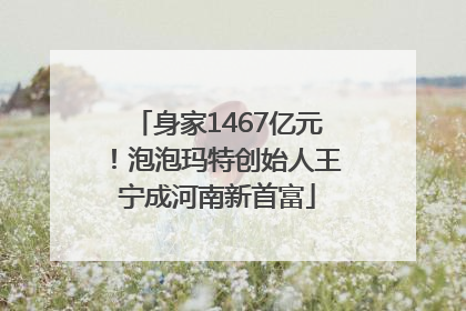 身家1467亿元！泡泡玛特创始人王宁成河南新首富