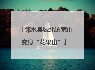 邻水县城北镇荒山变身“花果山”